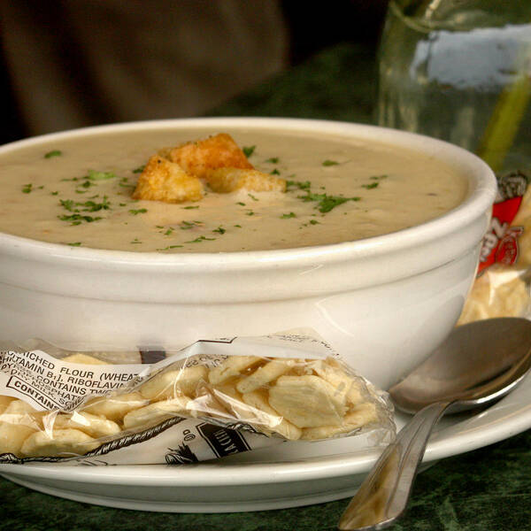 Chowder Poster featuring the photograph Comfort Food by Art Block Collections