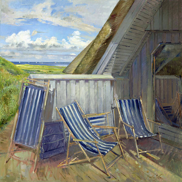 C21st Poster featuring the photograph Danish Blue, 1999-2000 Oil On Canvas by Timothy Easton