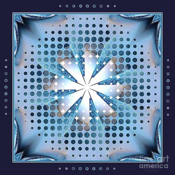 Kaleidoscope Poster featuring the photograph Dot Dot 1 by Barbara MacPhail