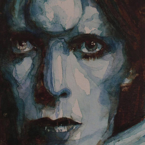 David Bowie Poster featuring the painting Drive In Saturday by Paul Lovering