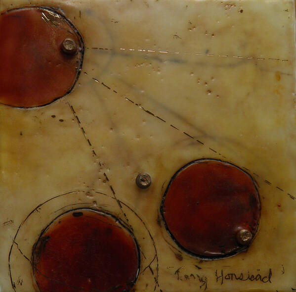 Encaustic Poster featuring the painting Encaustic #2 by Terry Honstead