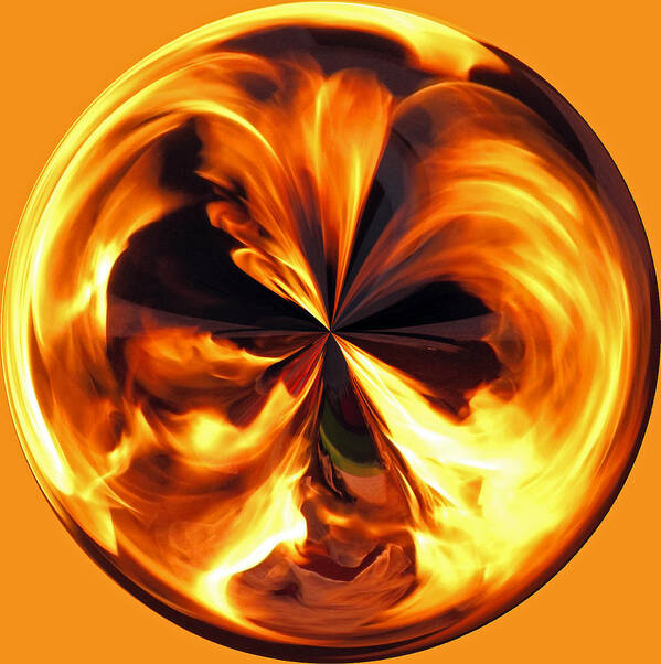 Fireball Poster featuring the photograph Fire Ball by Tikvah's Hope