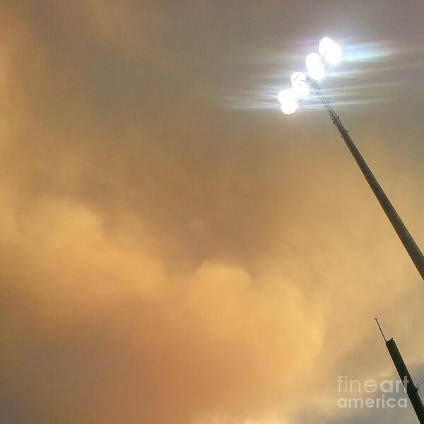 Stadium Poster featuring the photograph Friday Night Lights by Courtney Crutcher