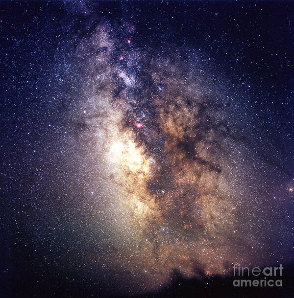 Milky Way Poster featuring the photograph Galactic Center & Galactic Dark Horse by John Chumack