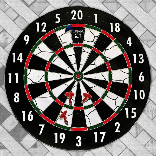 Photography Poster featuring the photograph Game of Darts Anyone? by Kaye Menner