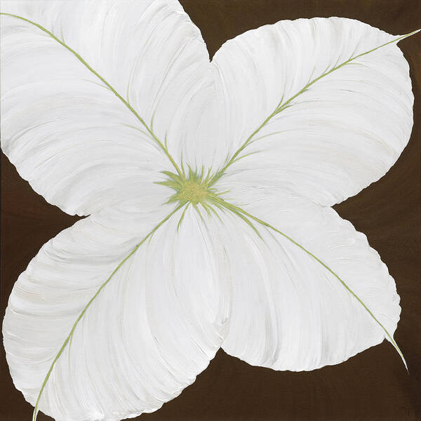 Flower Poster featuring the painting Green Spice by Tamara Nelson