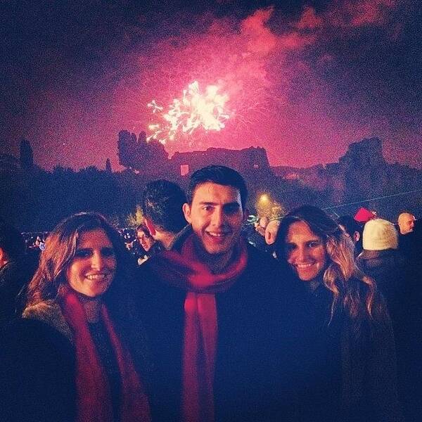  Poster featuring the photograph Happy New Years From Rome! @alexmb4 by Victoria Madden-Beatley