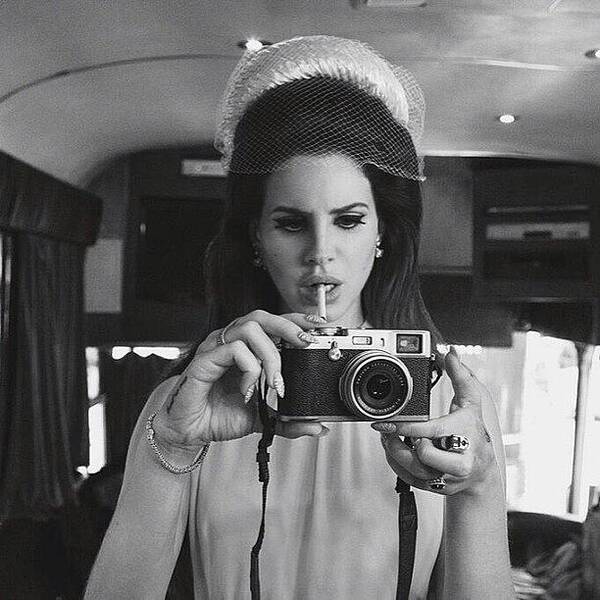 I Love How She's Vintage #lanadelrey Poster by Tyler McGath - Mobile Prints