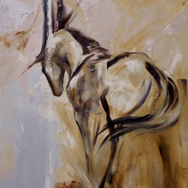 Horse Poster featuring the painting Integrity by Dina Dargo