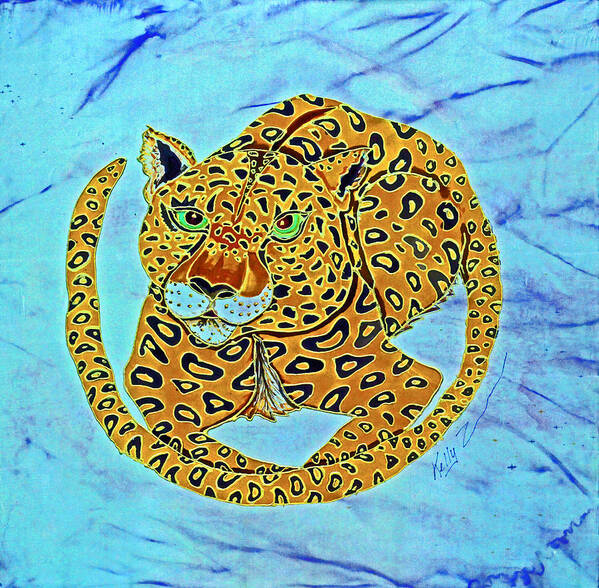 Jaguar Poster featuring the painting Jaguar at Rest by Kelly Smith