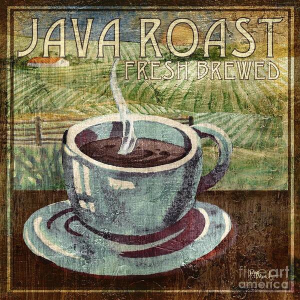 Barista Poster featuring the painting Java Roast by Paul Brent