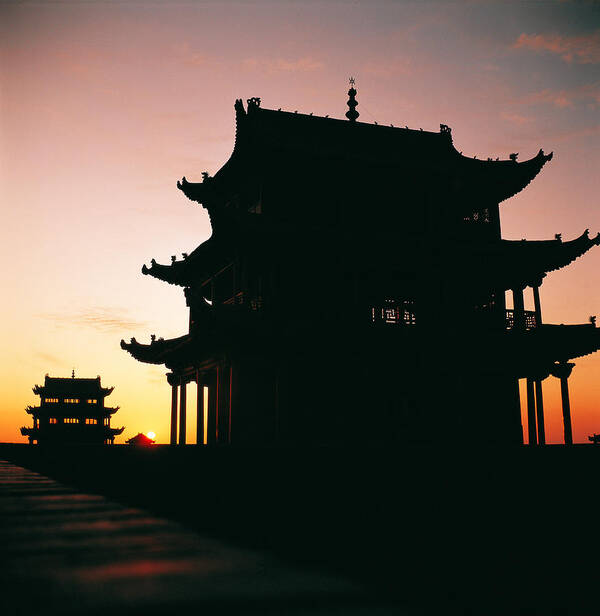Great Wall Poster featuring the photograph Jia Yu Guan by Yue Wang