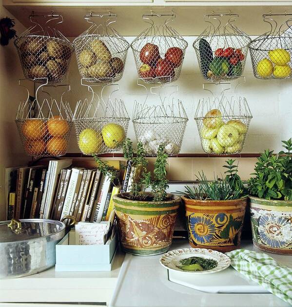 Decorative Art Poster featuring the photograph Joan Didion's Kitchen by Henry Clarke