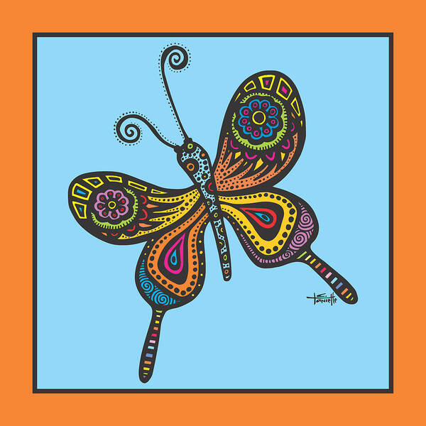 Butterfly Poster featuring the digital art Learning to Fly by Tanielle Childers