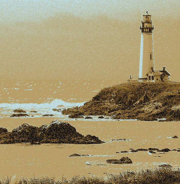 Lighthouse Poster featuring the photograph Light House Number 1 by Derek Dean