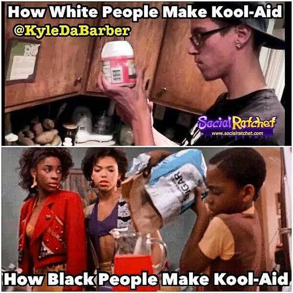 black people kool aid meme