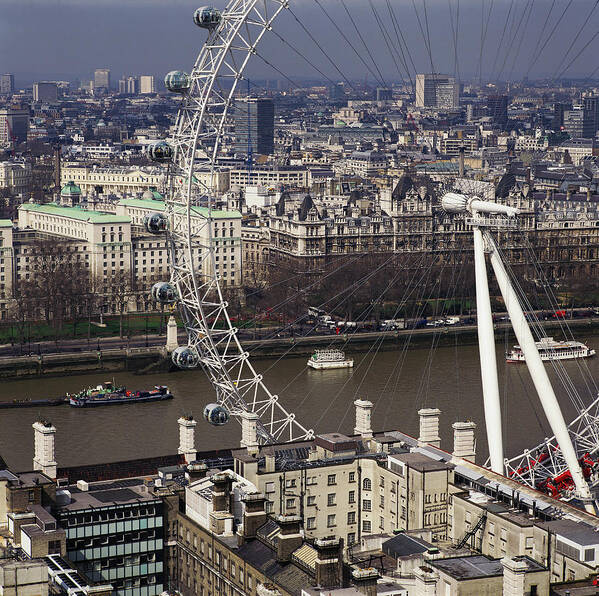 Millennium Wheel Poster featuring the photograph London Eye by Skyscan/science Photo Library