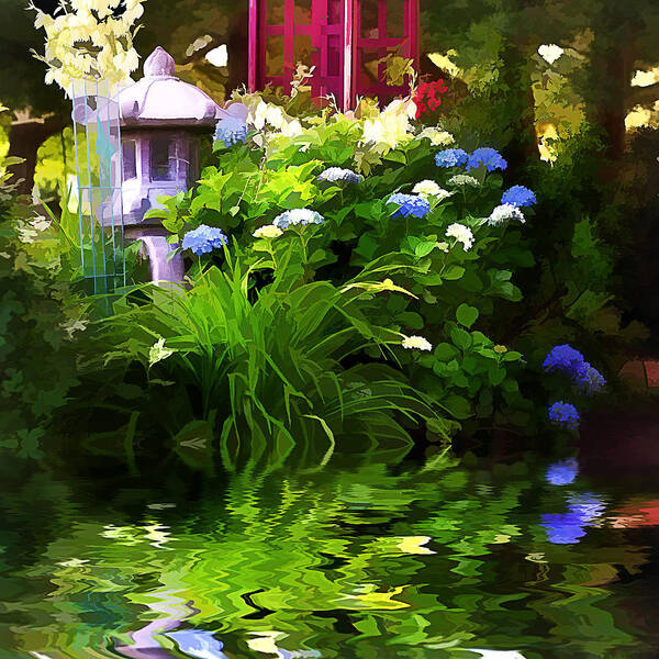 Garden Poster featuring the photograph Magical Garden by Trudy Wilkerson