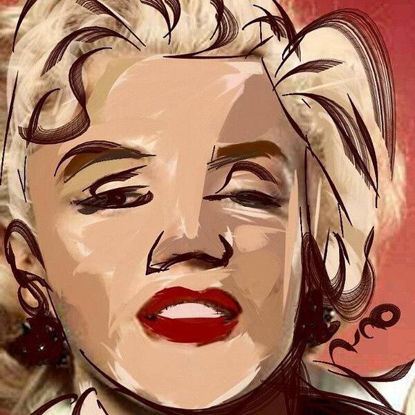 Marylin Monroe Poster featuring the photograph Marilyn by Nuno Marques