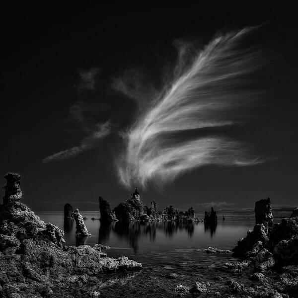 Landscape Poster featuring the photograph Mono Lake's Tufa Cathedral by Yvette Depaepe