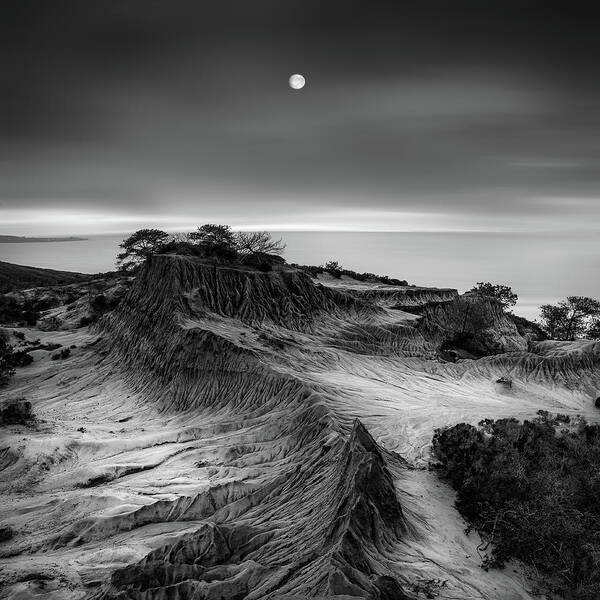 Coast Poster featuring the photograph Moon Over Broken Hill by Yi Fan