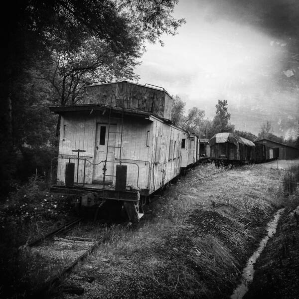 Train Poster featuring the photograph Old Caboose by Jeff Klingler