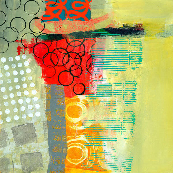 Pattern Poster featuring the painting Pattern Study #3 by Jane Davies
