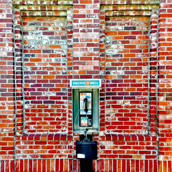 #payphone Poster featuring the photograph Payphone by Julie Gebhardt