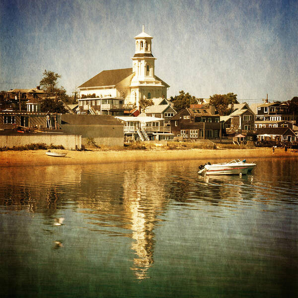 Provincetown Poster featuring the photograph Provincetown From the Warf by Frank Winters