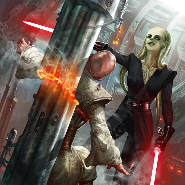 Star Wars Poster featuring the digital art Rapacious Malice by Ryan Barger
