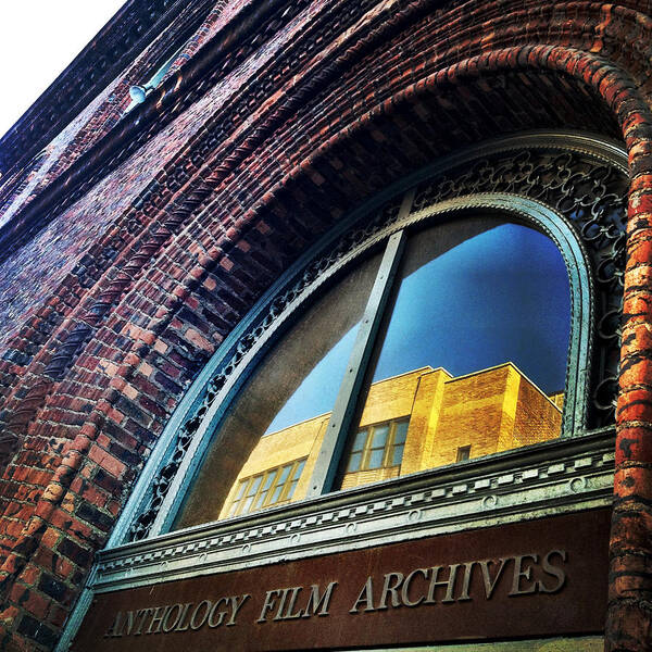 Anthology Film Archives Poster featuring the photograph Red Brick Reflection by Natasha Marco
