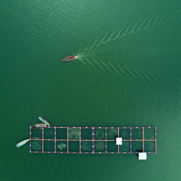 Landscape Poster featuring the photograph Sailing by Farid Yuwono