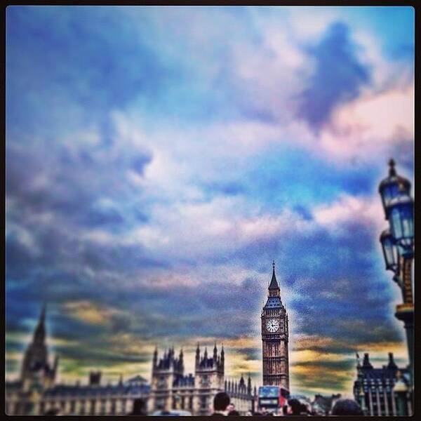 Westminster Poster featuring the photograph #sky #skyline #westminster #bigben by Sharyn Omalley