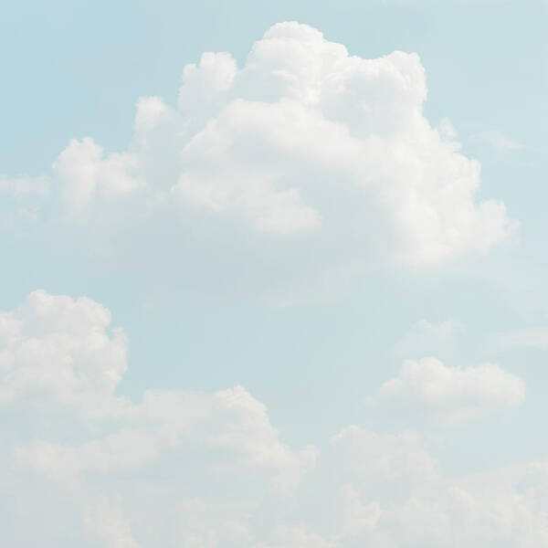 Sky With Puffy Clouds Poster by Tetra Images - Photos.com