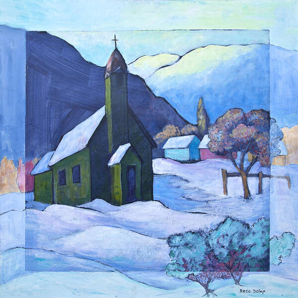 Painting Poster featuring the painting St MICHAELS by Theresa Tahara