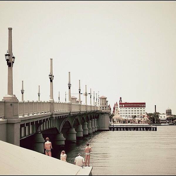 Instagrammer Poster featuring the photograph Sunday By The Bridge - Fl by Joel Lopez