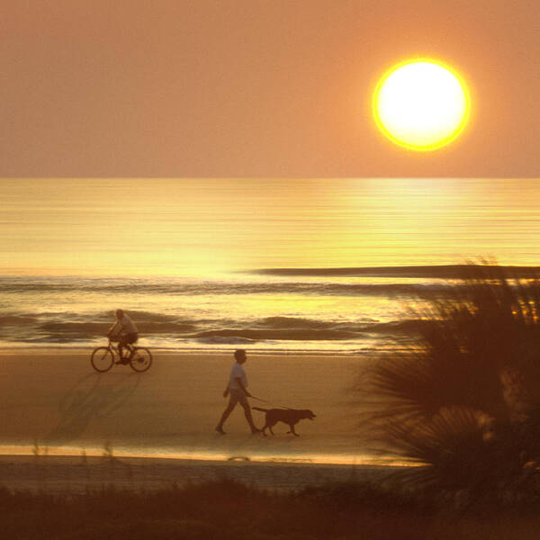 North Carolina Sunrise Poster featuring the photograph Sunrise at Topsail Island 2 by Mike McGlothlen