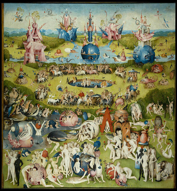 The Garden Of Earthly Delights Central Panel Poster By Hieronymus