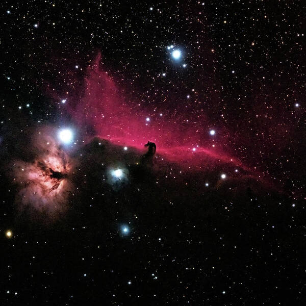 Mystery Poster featuring the photograph The Horsehead Nebula, Ic 434 by A. V. Ley