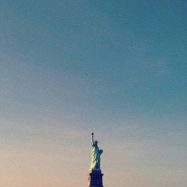 Tranquility Poster featuring the photograph The Statue Of Liberty by Lasse Kristensen