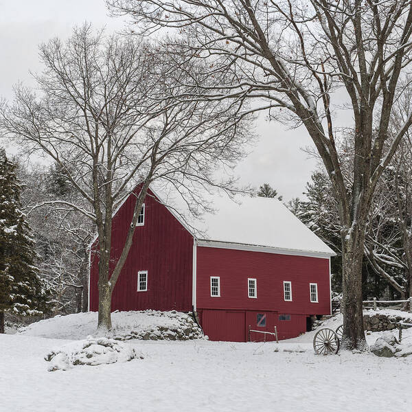 Barn Poster featuring the photograph This Old Barn by Jean-Pierre Ducondi