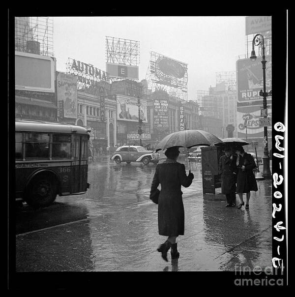 Loc Poster featuring the photograph Times Square 2 by Russell Brown