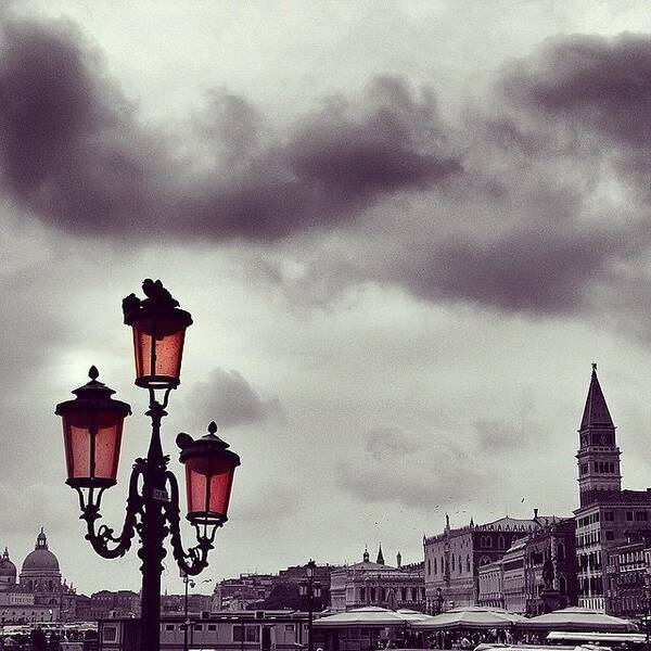 Worldunion Poster featuring the photograph #venice #venezia #colorsplash #city by Luisa Azzolini