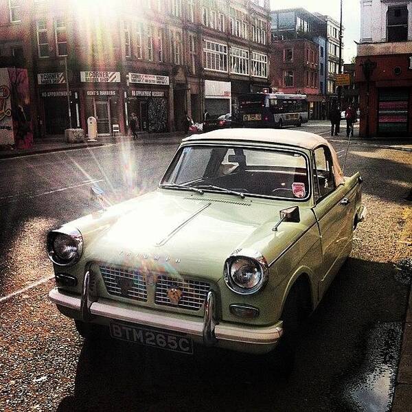 Car Poster featuring the photograph #vintage#british#car#mint#cool#awesome by Littlepolack Golanski