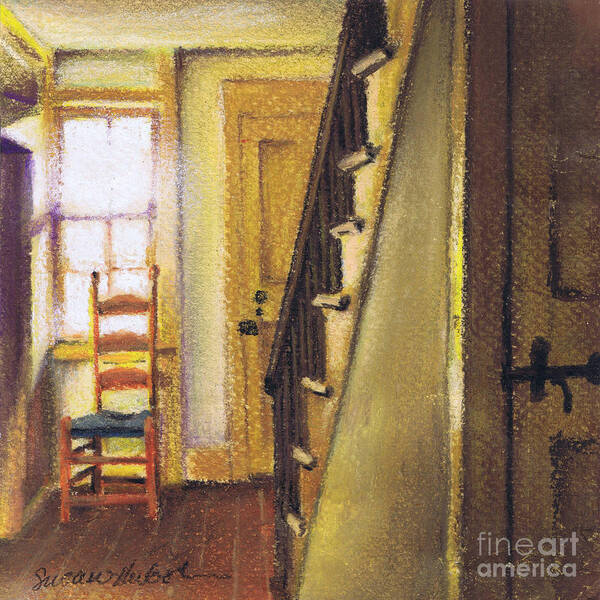 Yellow Poster featuring the painting Yellow Room by Susan Herbst