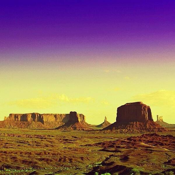 Igutah Poster featuring the photograph Monument Valley #19 by Luisa Azzolini