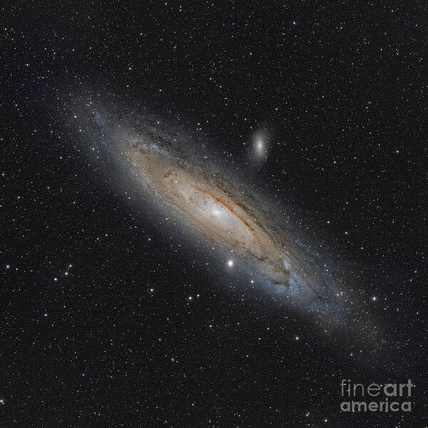 Beauty Poster featuring the photograph The Andromeda Galaxy #2 by Rolf Geissinger