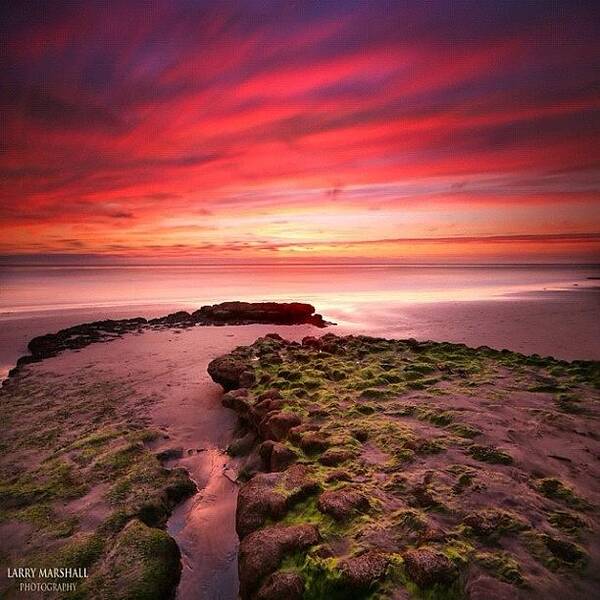  Poster featuring the photograph Long Exposure Sunset At A North San #3 by Larry Marshall