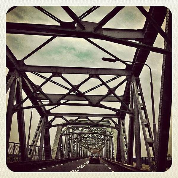 Bridge Poster featuring the photograph On The Road #3 by Wilbert Claessens