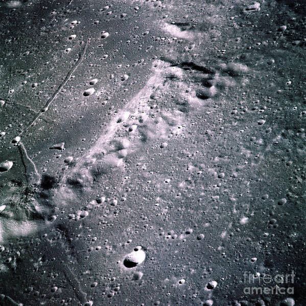 Apollo 14 Poster featuring the photograph The Moon From Apollo 14 #3 by Nasa